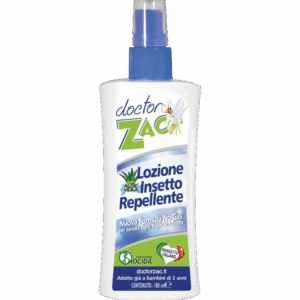 Lozione Repellente Senza Gas per Zanzare e Zecche – 100ml